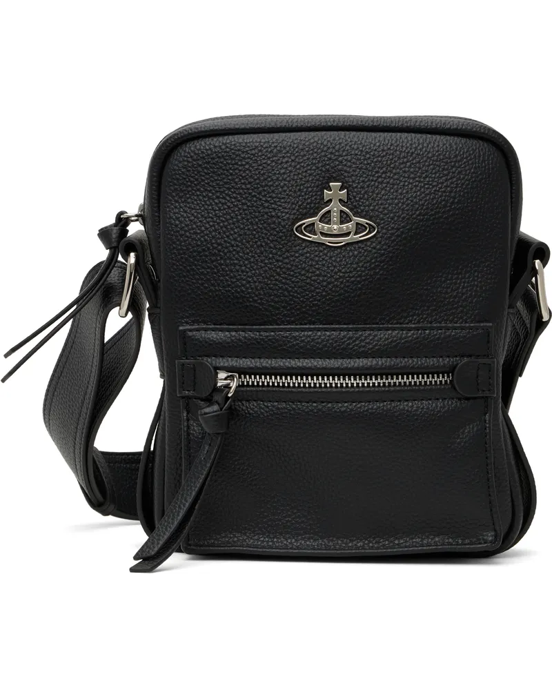 Vivienne Westwood Black Small Jackson Crossbody Pouch Aw24-n403