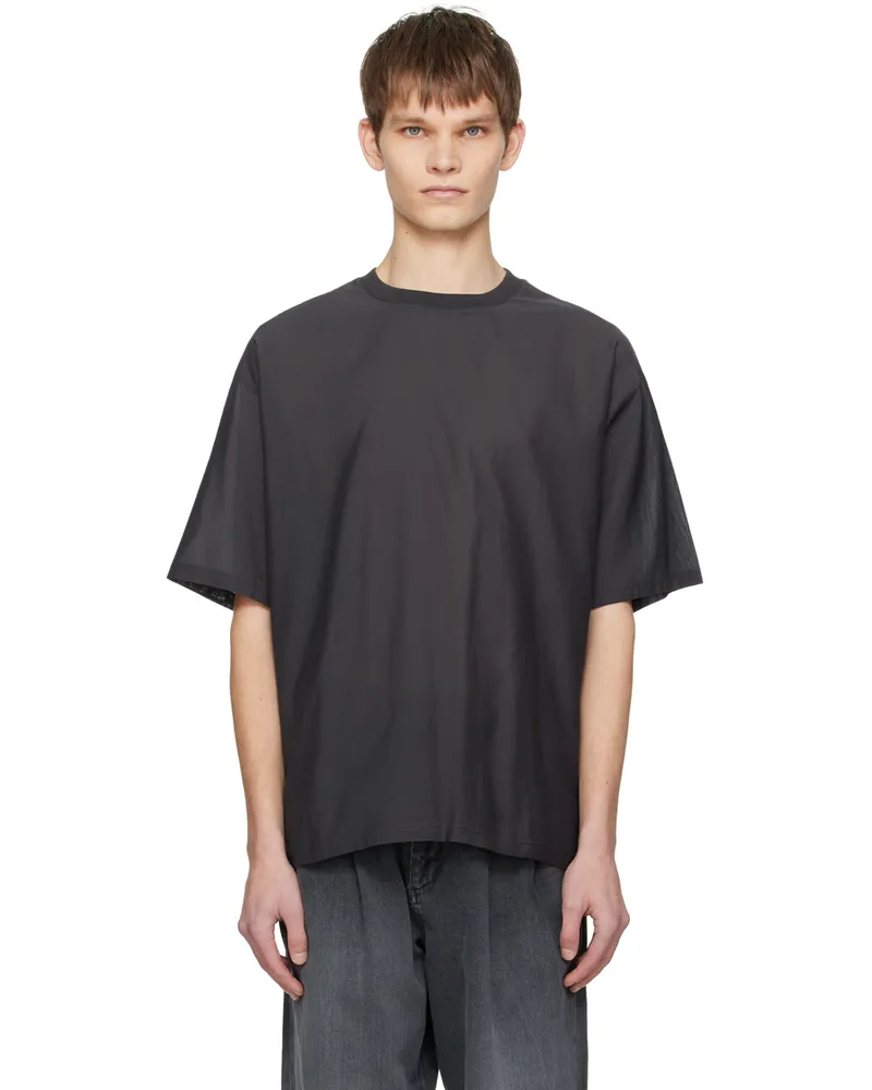 ATTACHMENT Gray Paneled T-Shirt C
