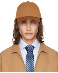 Ermenegildo Zegna Tan Cotton Wool Baseball Cap Vjc