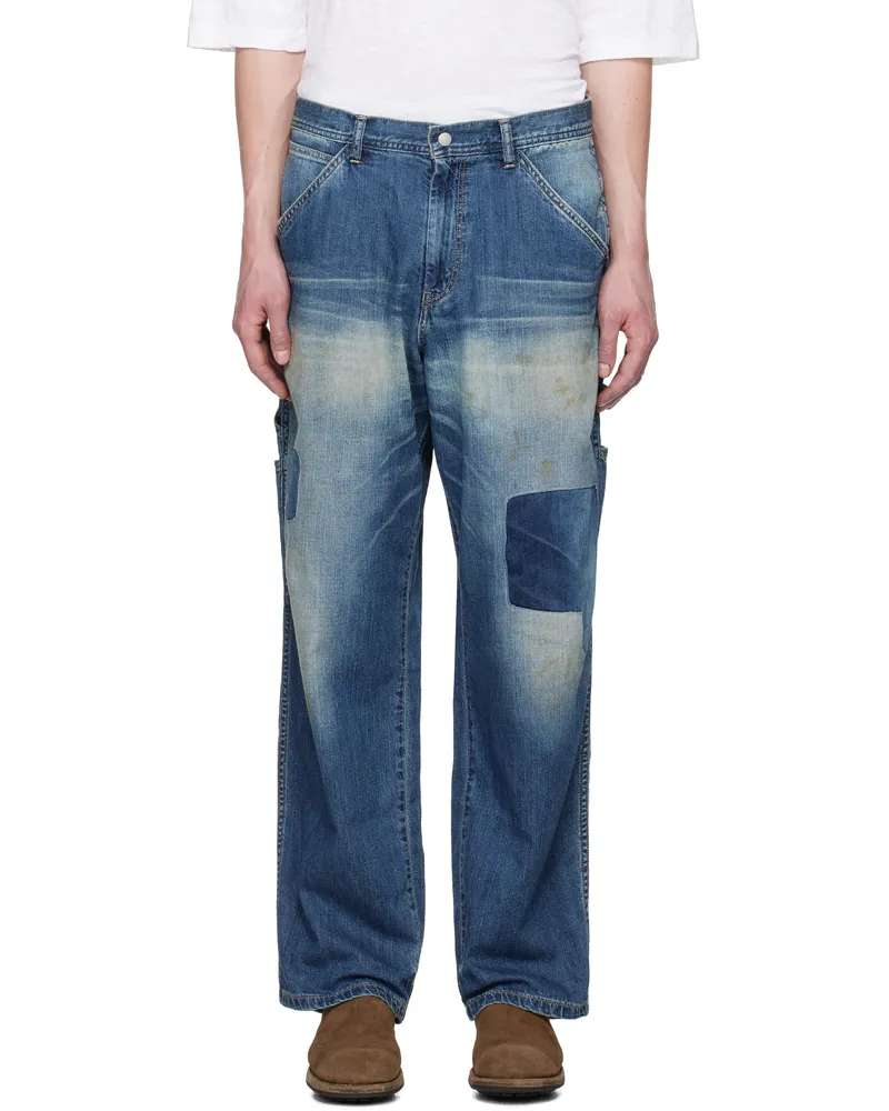 Neighborhood Blue Savage LW Painter Denim Jeans Indigo