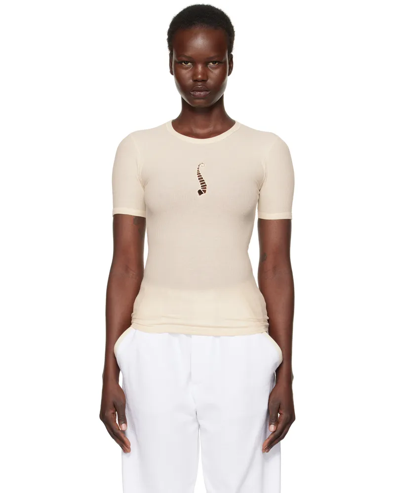 Baserange Off-White Tower T-shirt Undyed
