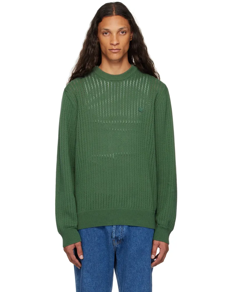 Carhartt WIP Green Caleb Sweater Xx