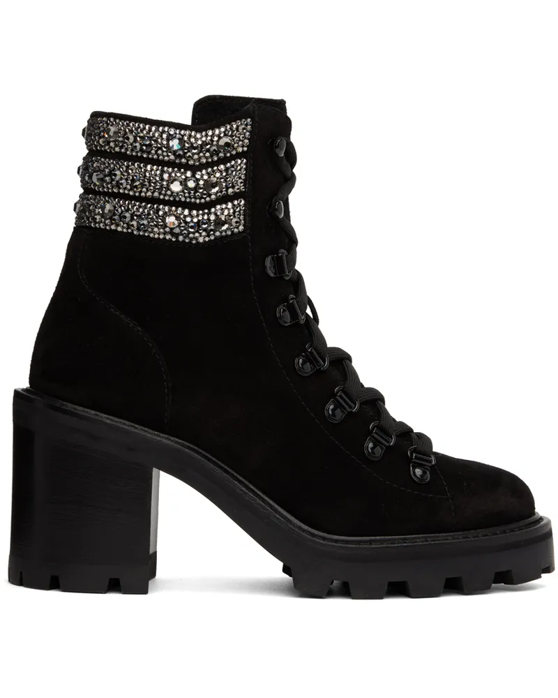 Jimmy Choo Black Esche 65 Ankle Boots Black