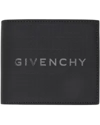 Givenchy Black 4G Nylon Wallet 001-black