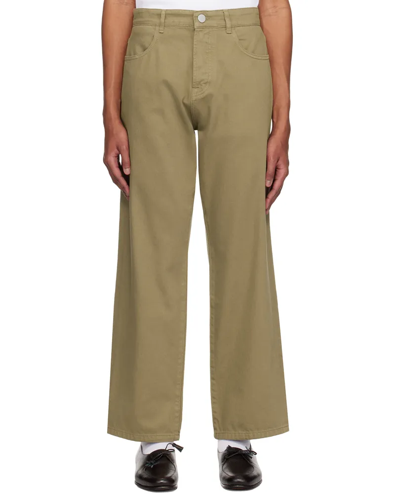 Róhe Taupe Relaxed Leg Jeans Taupe