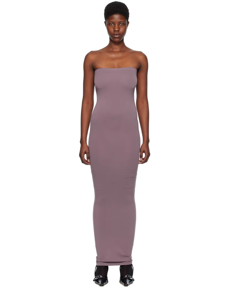 Wolford Purple Fatal Maxi Dress 3211