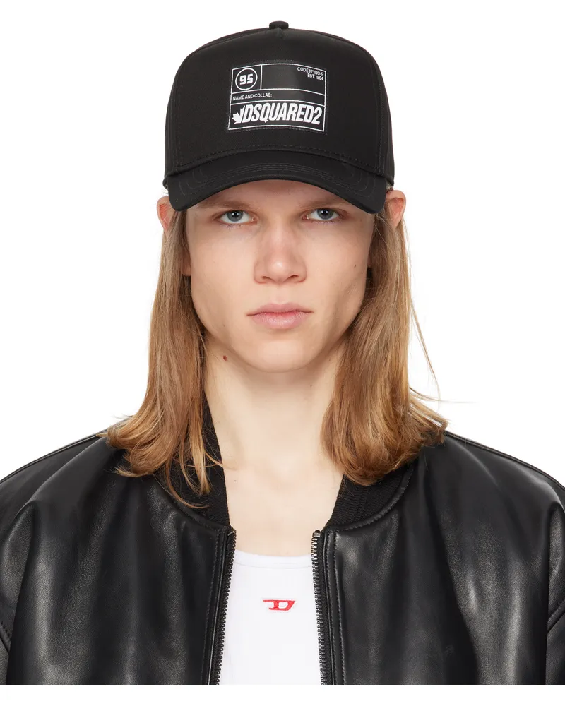 Dsquared2 Black Patch Cap Black