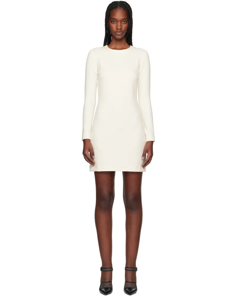 Max Mara White Bartolo Minidress 001