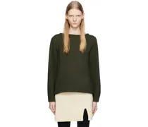 Green Boat Neck Sweater