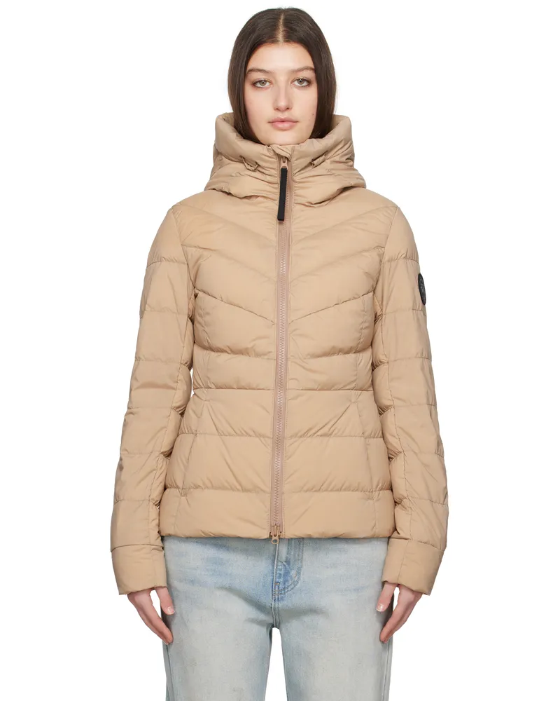 Canada Goose Tan 'Black Label' Clair Down Jacket 1483