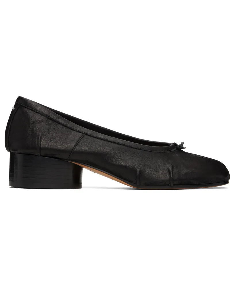 Maison Margiela Black Tabi New Ballerina Heels T8013