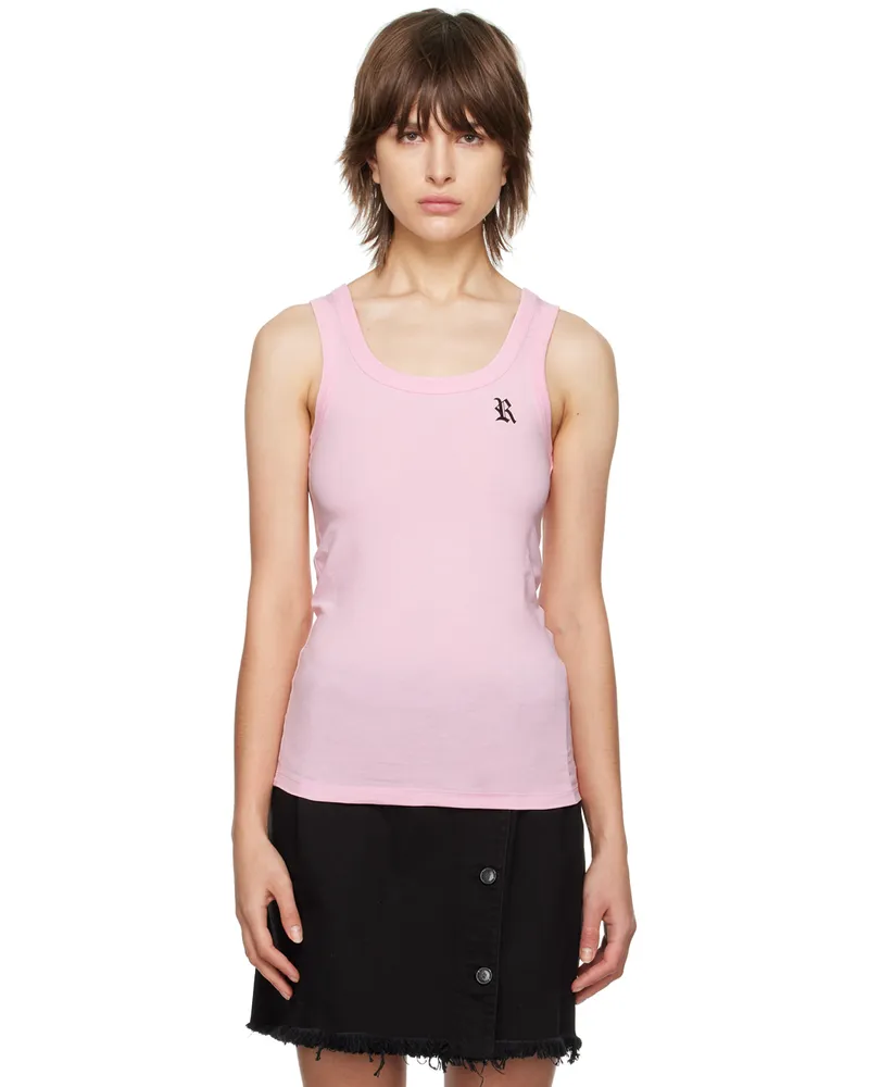 Raf Simons Pink Patch Tank Top 0034