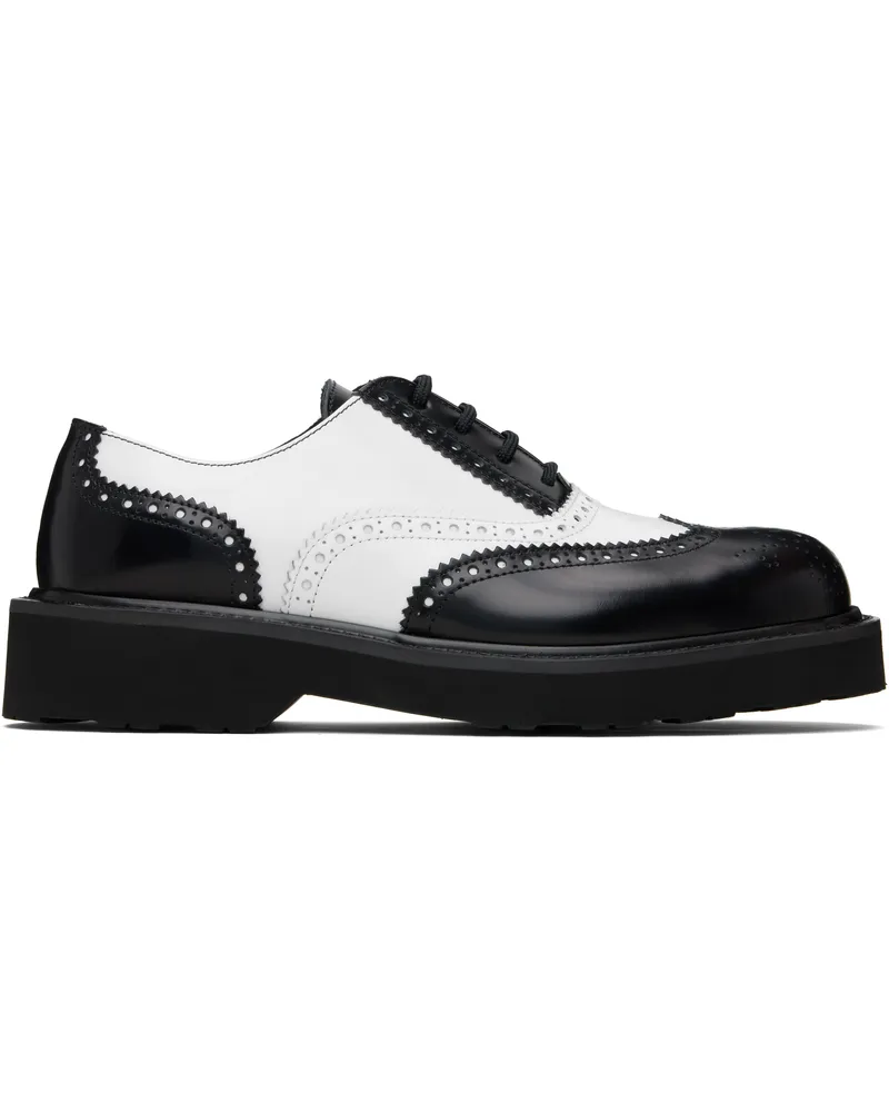 Kenzo Black & White Kenzo Paris 'KENZO Ukio' Brogue Oxfords White