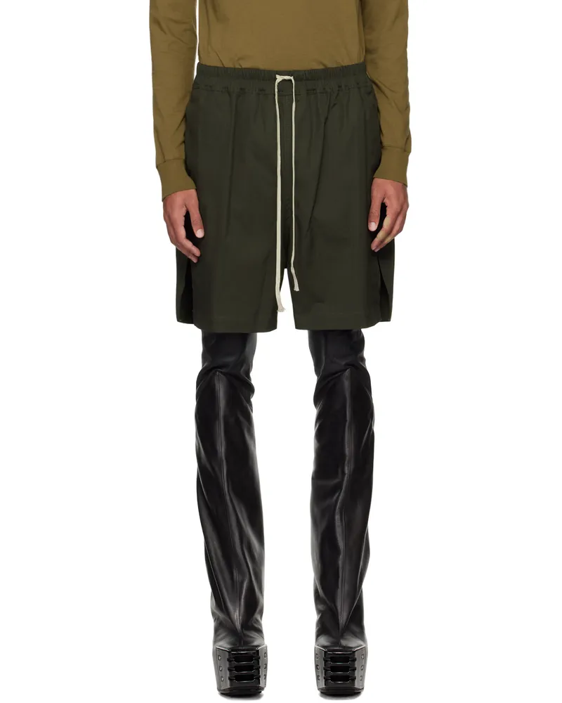 Rick Owens Black Porterville Lodonette Shorts 09