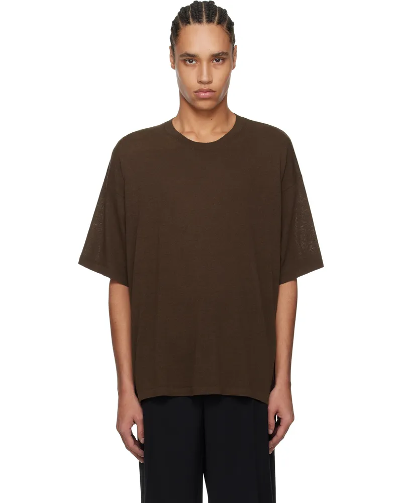 The Row Brown Stockton T-shirt Cho