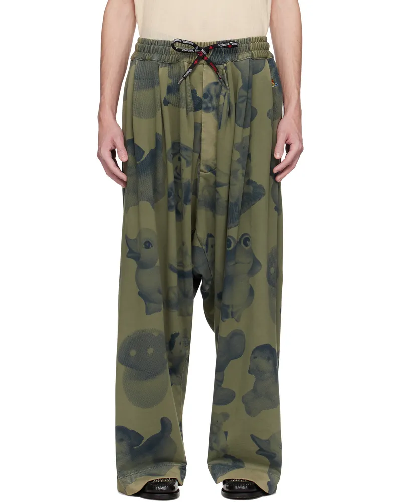 Vivienne Westwood Green Balloon Sweatpants Ss25-m306