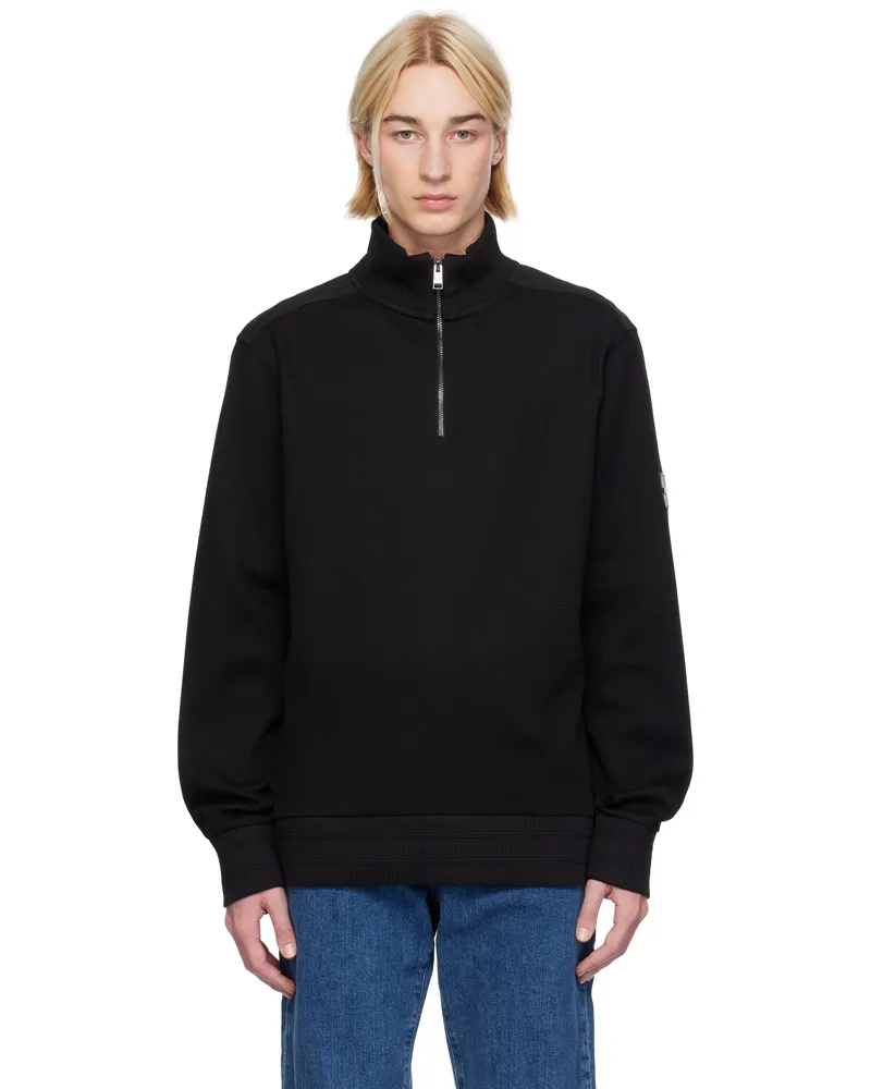 HUGO BOSS Black Regular-Fit Sweatshirt 001-black