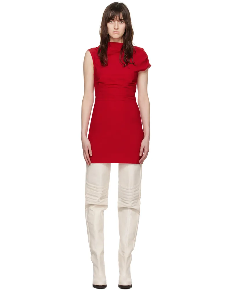 Wynn Hamlyn Red Rina Minidress Red