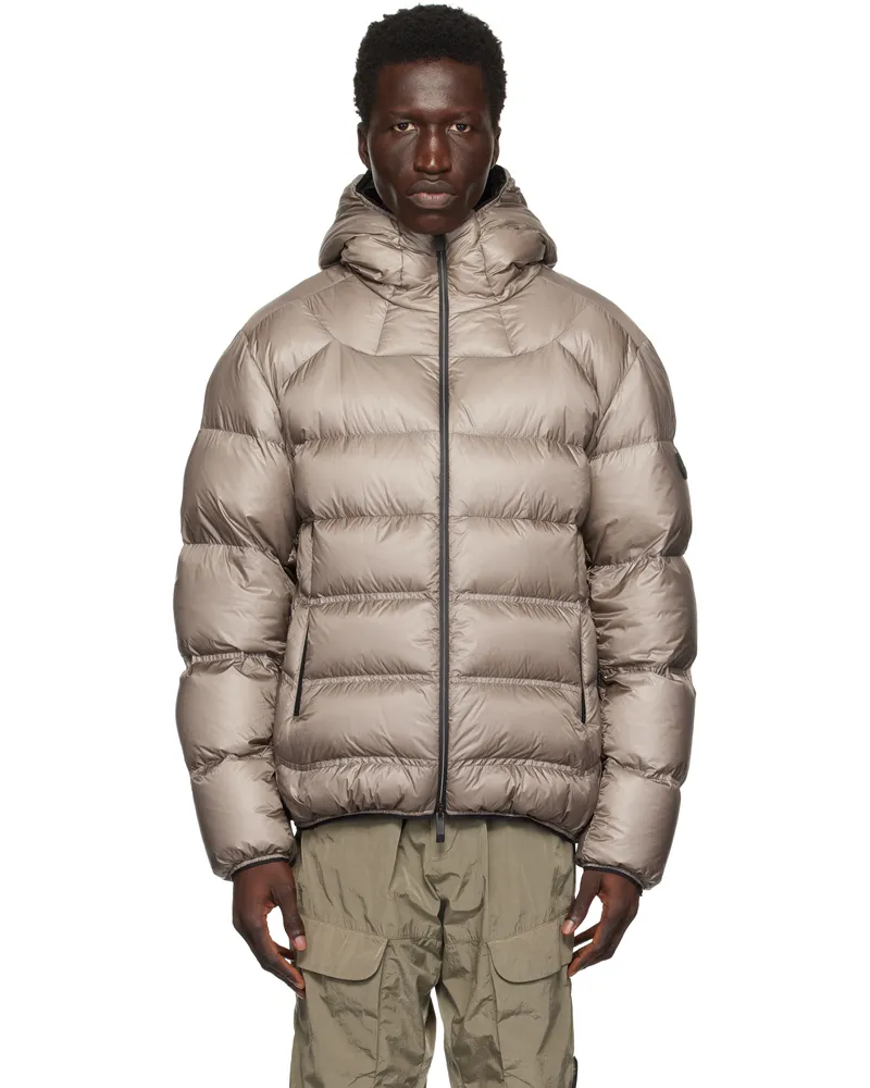Moncler Beige Viani Down Jacket 266