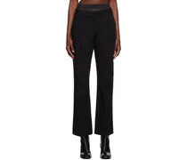 Black Mason Slouched Trousers