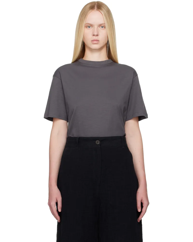 Studio Nicholson Gray Rond T-shirt Thunder