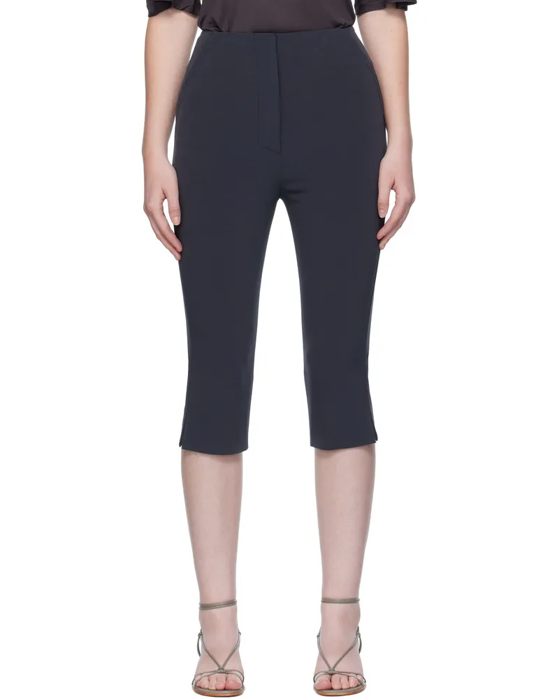 Nanushka Blue Saoirse Capri Shorts Dusty