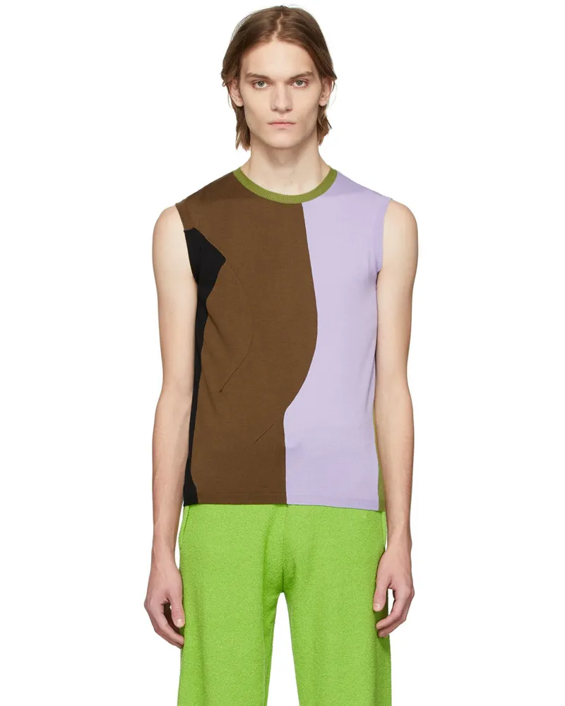 GAUCHERE SSENSE Exclusive Multicolor Knit Tank Top 1400