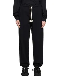 Acne Studios Black Relaxed-Fit Lounge Pants Black