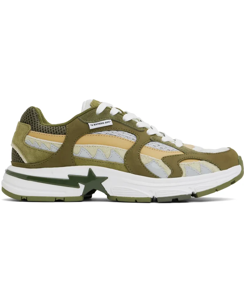 BAPE Khaki Shark STA #2 Sneakers Old-olive