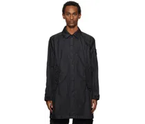 Black Crinkled Coat