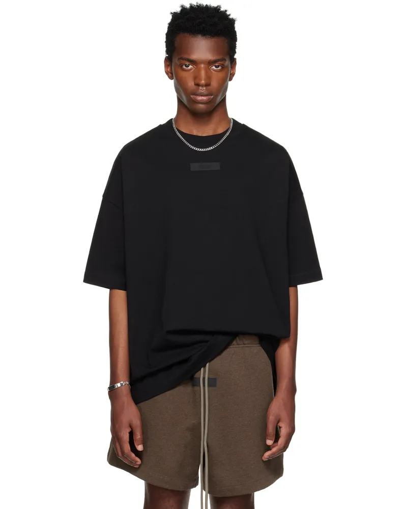 Fear of God Black Crewneck T-Shirt Black