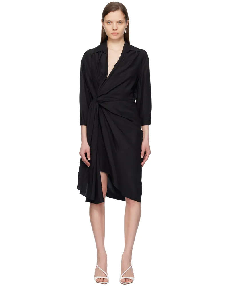 GAUGE81 Black Miya Minidress Black