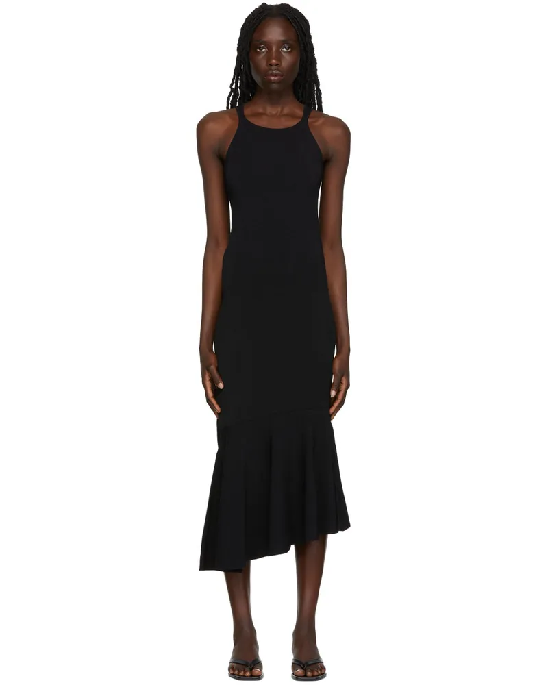 DEVEAUX Black Charlize Midi Dress Black