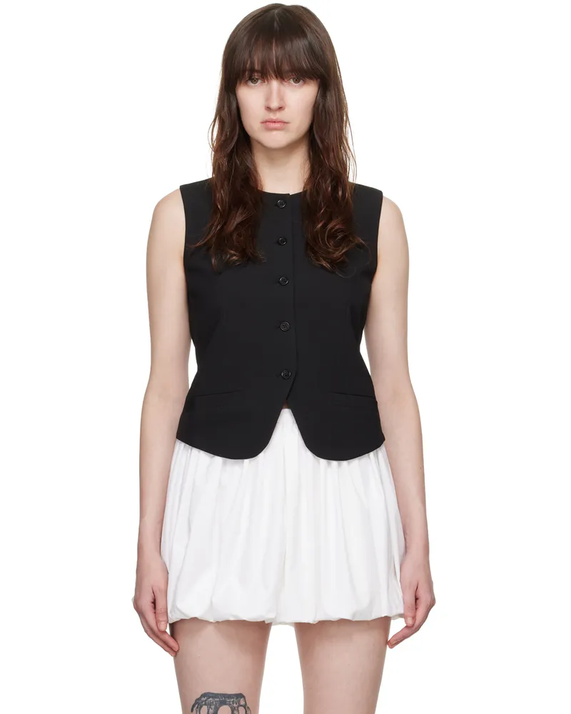 Beaufille SSENSE Exclusive Black Rubens Vest Black