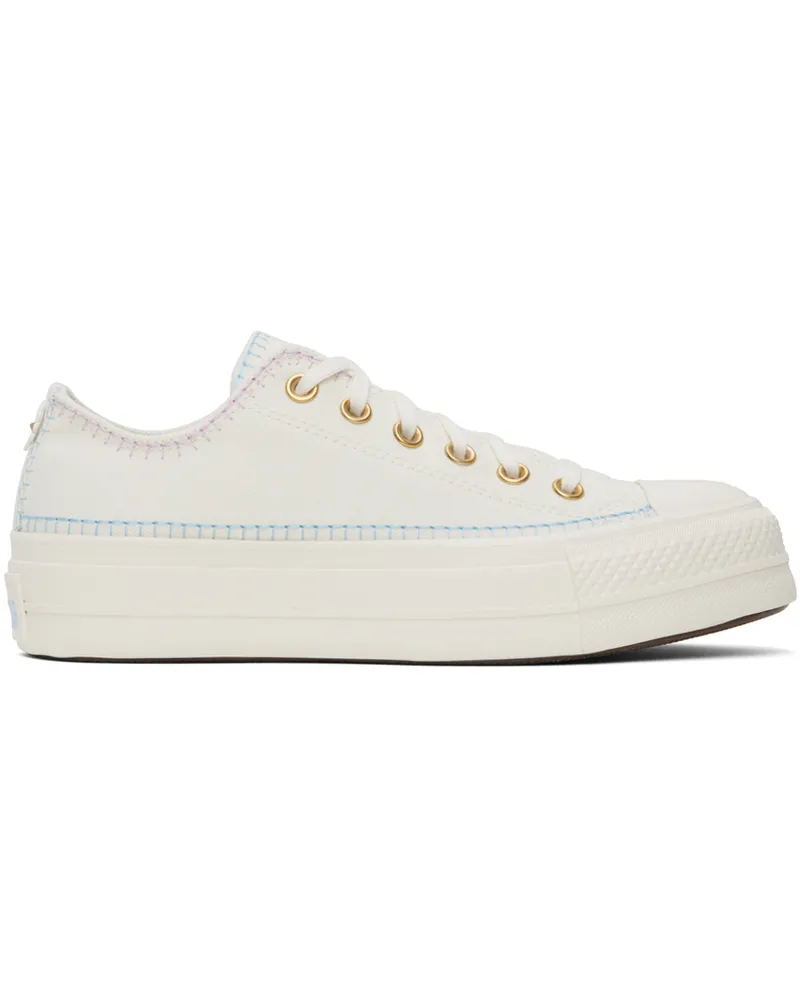 Converse Off-White Chuck Taylor All Star Lift Sneakers Egret