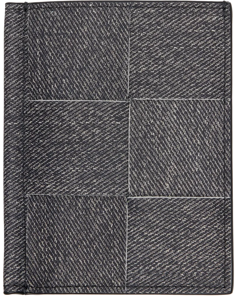 Bottega Veneta Gray Cassette Credit Card Holder 1214
