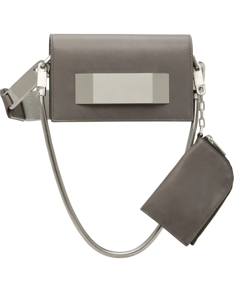 Rick Owens Gray Concordians Mini Griffin bag 34