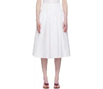 White Fontana Midi Skirt