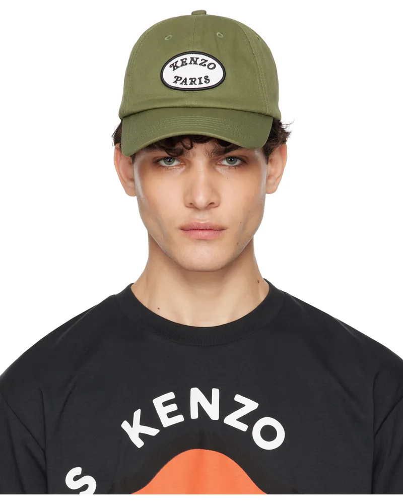 Kenzo Khaki Kenzo Paris VERDY Edition Embroidered Cap Khaki