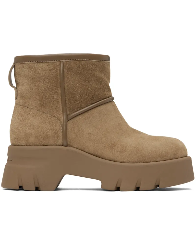 Gianvito Rossi Beige Stormy Boots Cmcc