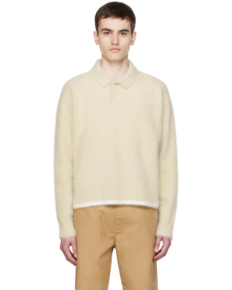 Jacquemus Off-White Le Papier 'Le Polo Neve' Polo 110