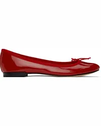 Repetto Red Cendrillon Ballerina Flats Flamme