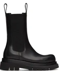 Bottega Veneta Black Lug Chelsea Boots Nero