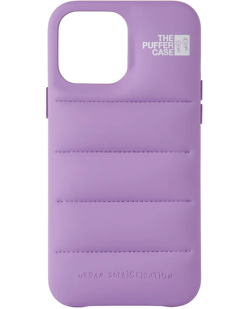 Urban Sophistication Purple 'The Puffer' iPhone 13 Pro Max Case Lavender