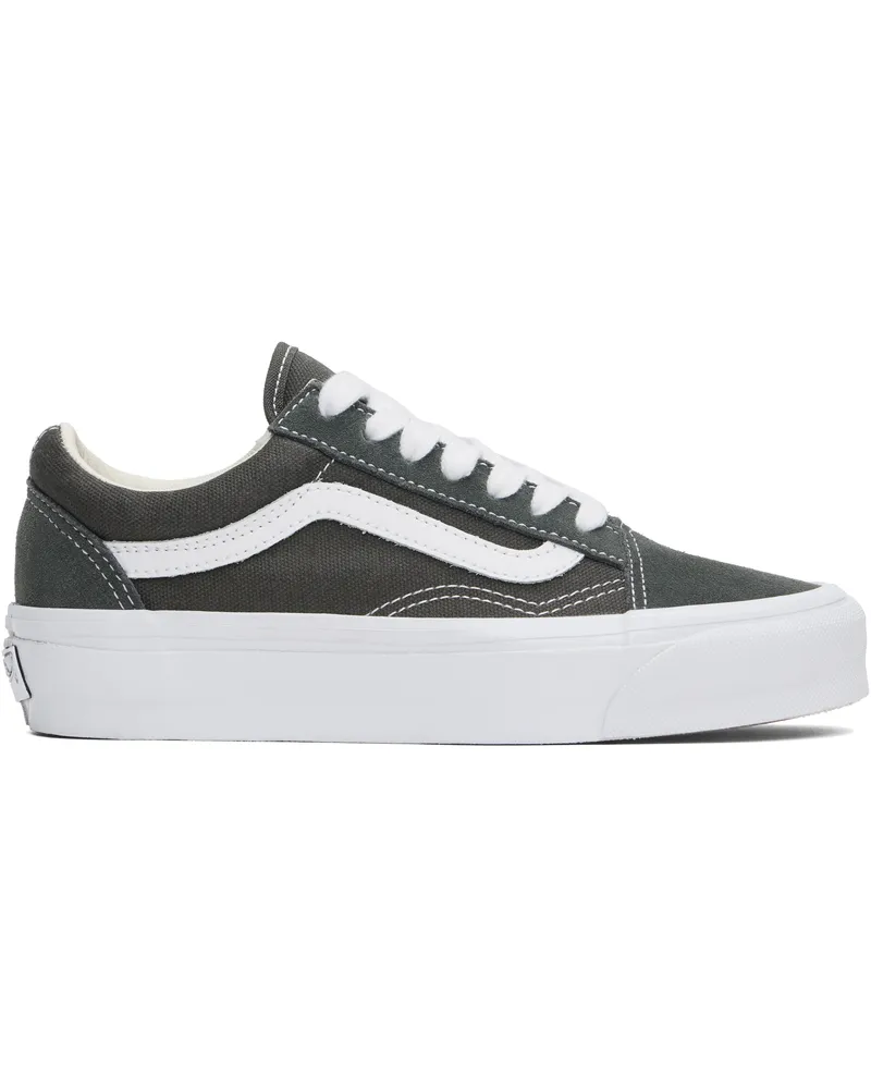 Vans Gray Premium Old Skool Sneakers Gunmetal