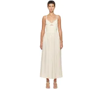 Off-White Tri Knit Maxi Dress