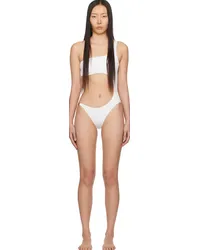 Versace White Medusa Plaque One-Piece 1w010-white