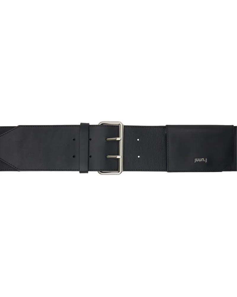 JUUN.J Black Card Wallet Belt 5