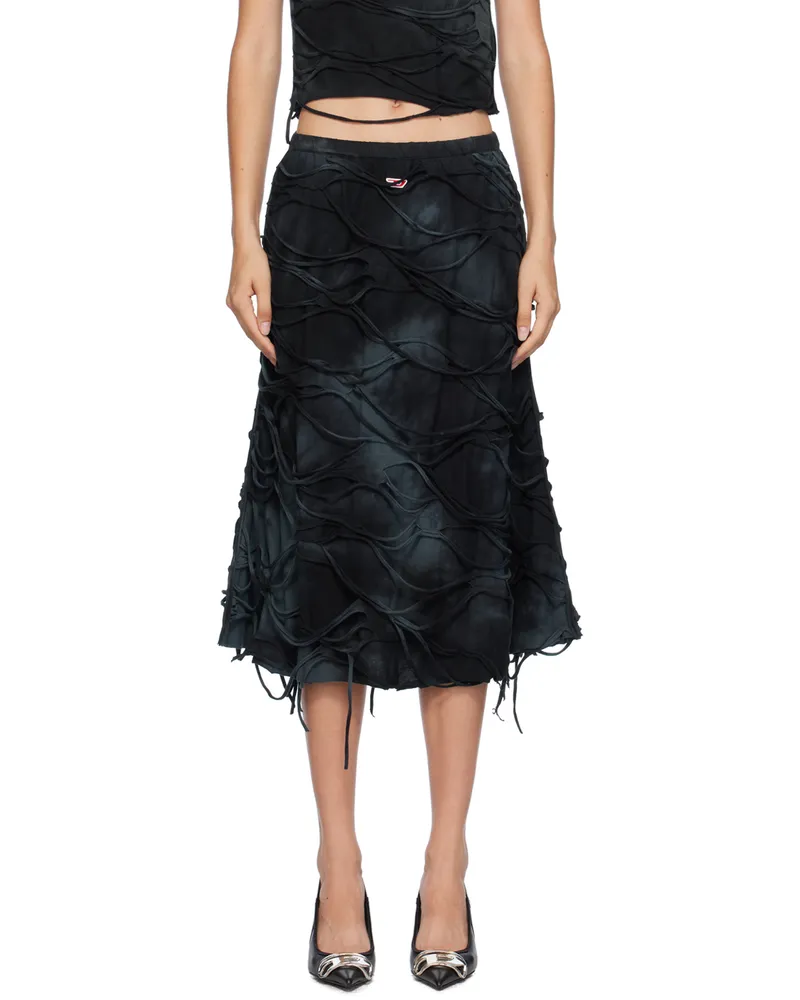 Diesel Black O-Jal Midi Skirt 900
