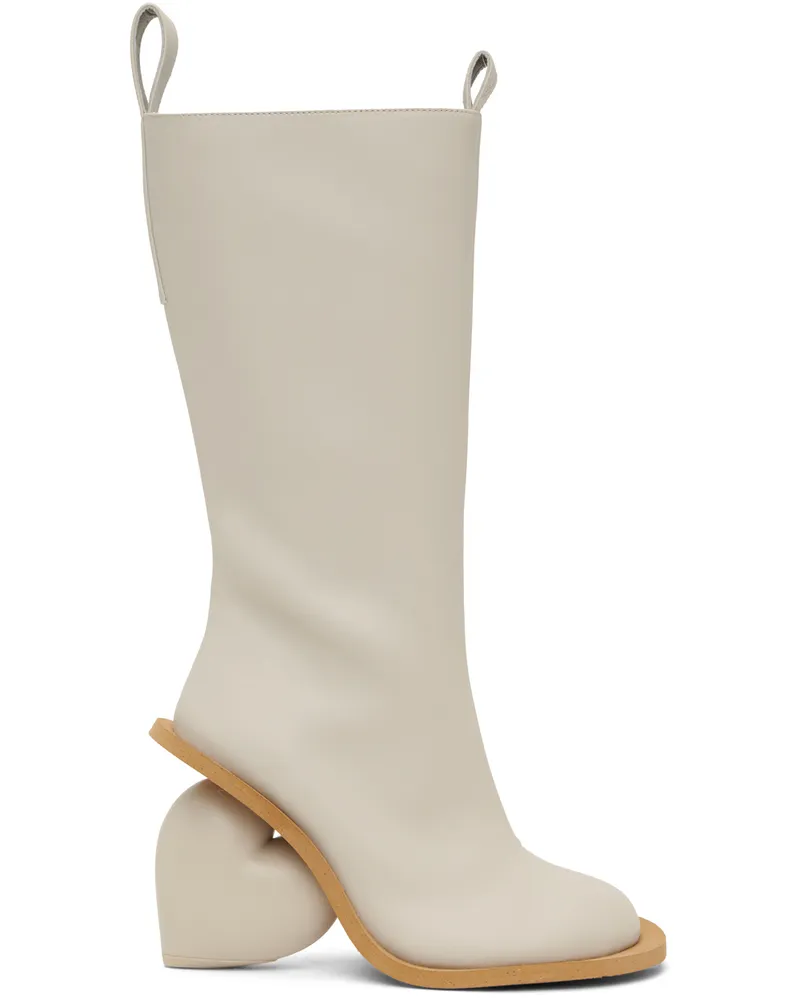 YUME YUME SSENSE Exclusive Off-White Love Boots Rainday